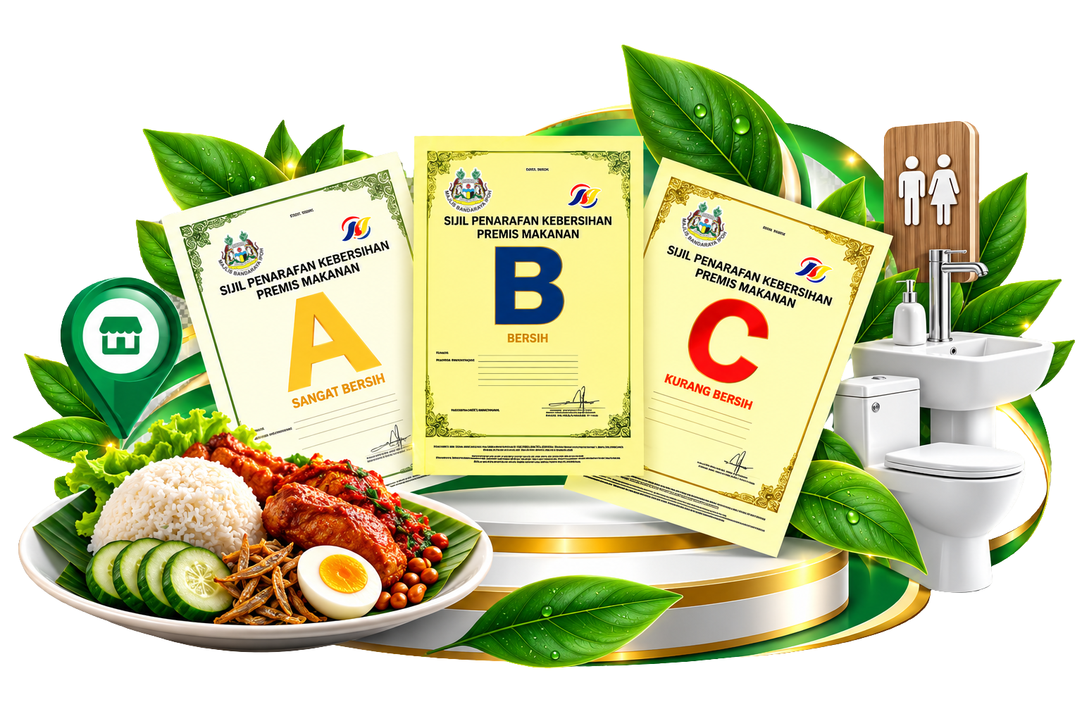 Penggredan Kebersihan Premis Makanan MYGRED
